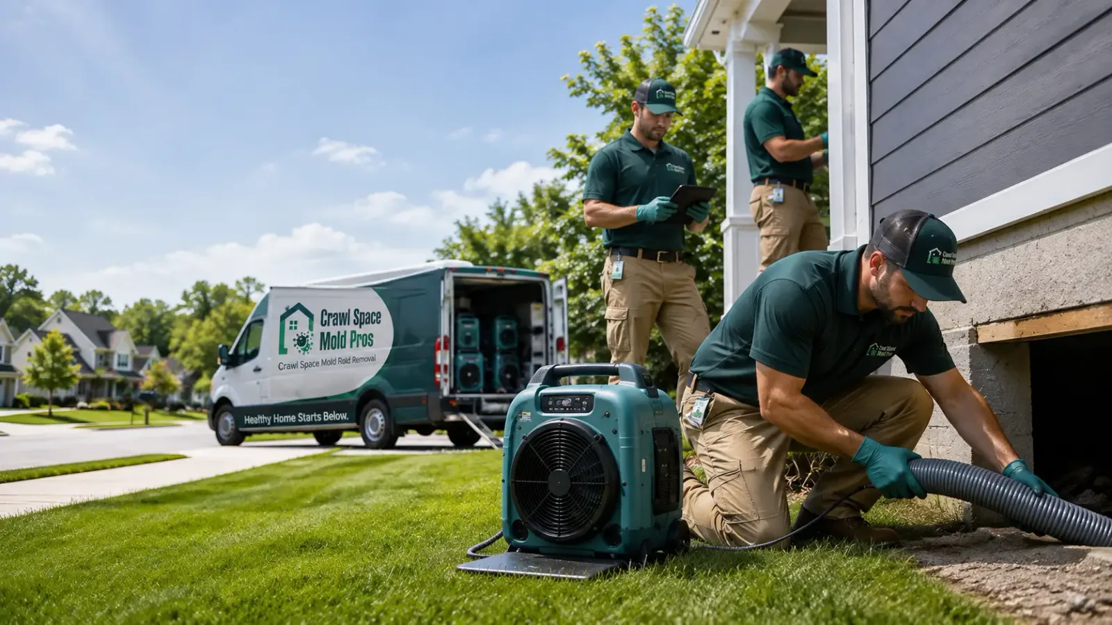 Crawl Space Mold Removal in Willshire, OH